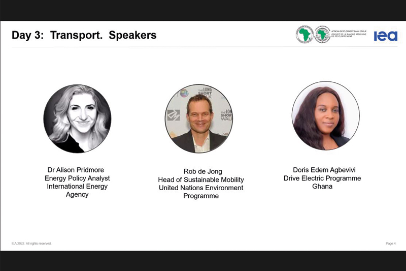 Speakers included representatives from GFEI partners IEA and UNEP, as well as Ghana.