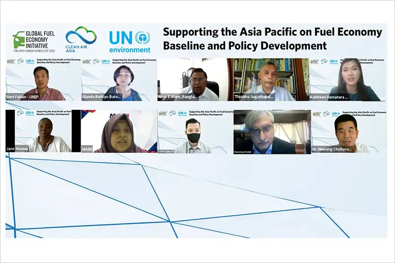 GFEI partners attended the webinar on how to understand vehicle emissions.