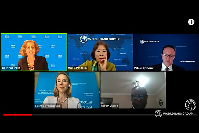 Webinar participants on transport emissions.